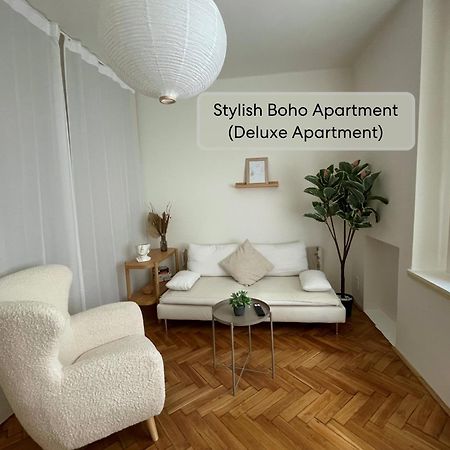 Urban Retreat I Modern Boho Apartments In Lovely Letna District - 10 Minutes From Old Town Praga Esterno foto